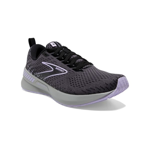 Brooks Levitate GTS 5 Women's Road Running Shoes Purple / Black / Grey | NZ-915378