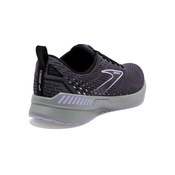 Brooks Levitate GTS 5 Women's Road Running Shoes Purple / Black / Grey | NZ-915378