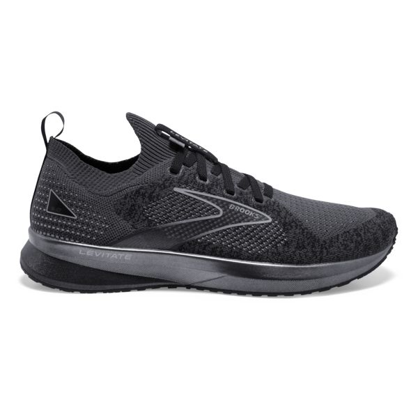 Brooks Levitate StealthFit 5 Men\'s Road Running Shoes Black / Grey | NZ-243761