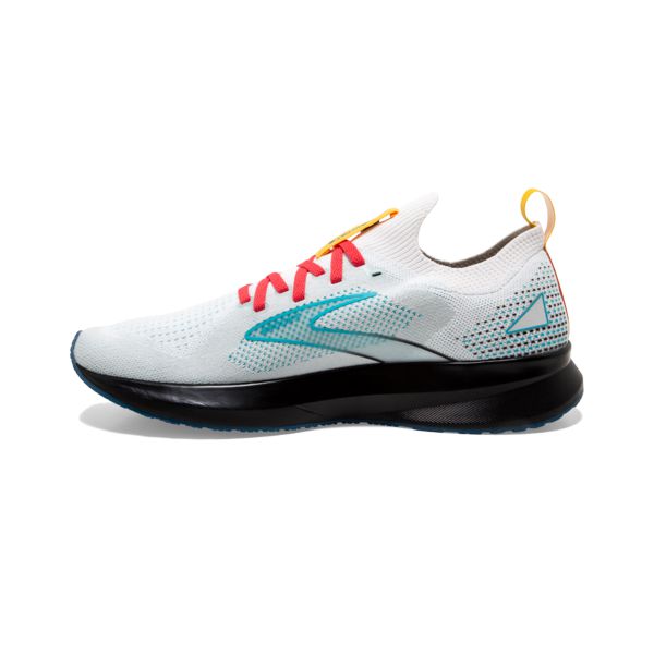 Brooks Levitate StealthFit 5 Men's Road Running Shoes White / Blue / Black | NZ-308571