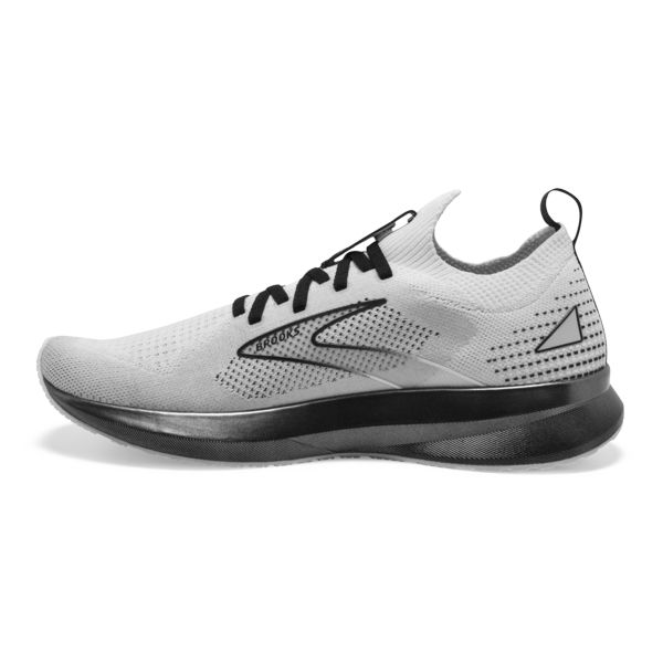 Brooks Levitate StealthFit 5 Men's Road Running Shoes White / Grey / Black | NZ-356729