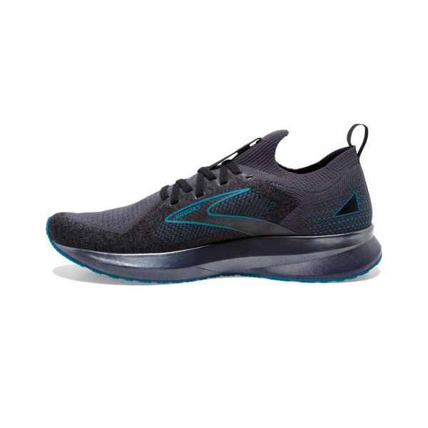 Brooks Levitate StealthFit 5 Men's Road Running Shoes Black / Turquoise | NZ-654938