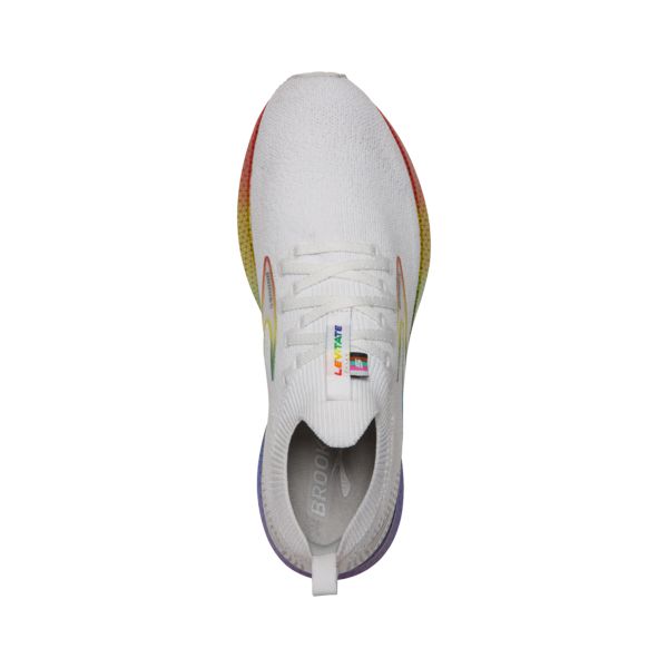 Brooks Levitate StealthFit 5 Men's Road Running Shoes White / Multicolor | NZ-71843