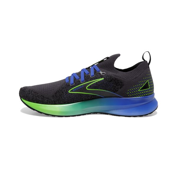 Brooks Levitate StealthFit 5 Men's Road Running Shoes Black / Blue / Green | NZ-931865