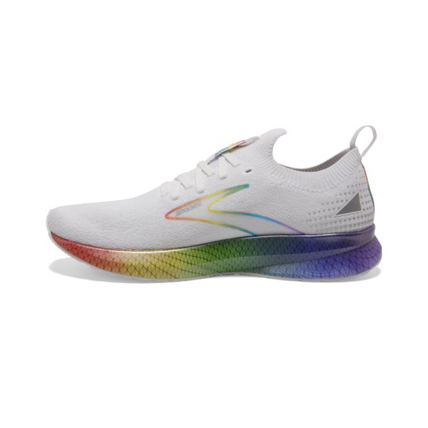 Brooks Levitate StealthFit 5 Women's Road Running Shoes White / Multicolor | NZ-590634