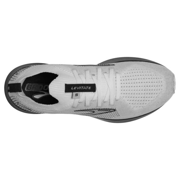 Brooks Levitate StealthFit 5 Women's Road Running Shoes White / Grey / Black | NZ-647850