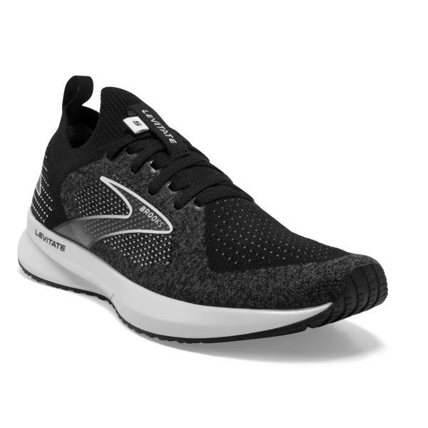 Brooks Levitate StealthFit 5 Women's Road Running Shoes Black / Grey / White | NZ-712648