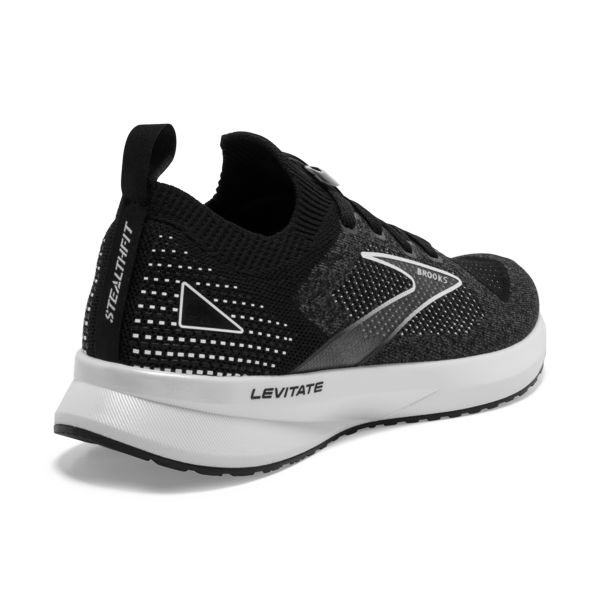 Brooks Levitate StealthFit 5 Women's Road Running Shoes Black / Grey / White | NZ-712648