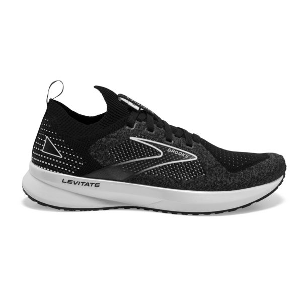 Brooks Levitate StealthFit 5 Women\'s Road Running Shoes Black / Grey / White | NZ-712648