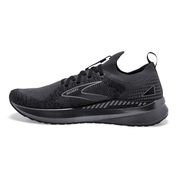 Brooks Levitate StealthFit GTS 5 Men's Road Running Shoes Black / Grey | NZ-630491