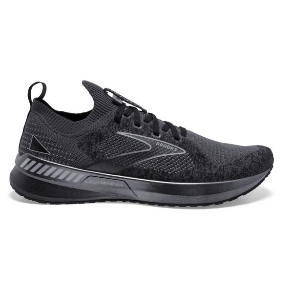 Brooks Levitate StealthFit GTS 5 Men\'s Road Running Shoes Black / Grey | NZ-630491