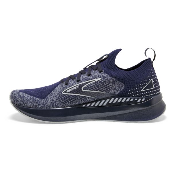 Brooks Levitate StealthFit GTS 5 Men's Road Running Shoes Grey / Navy / White | NZ-690357