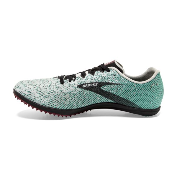 Brooks Mach 19 Spikeless Women's Racing Shoes Grey / Black / Green | NZ-563728