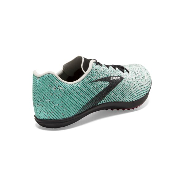 Brooks Mach 19 Spikeless Women's Racing Shoes Grey / Black / Green | NZ-563728