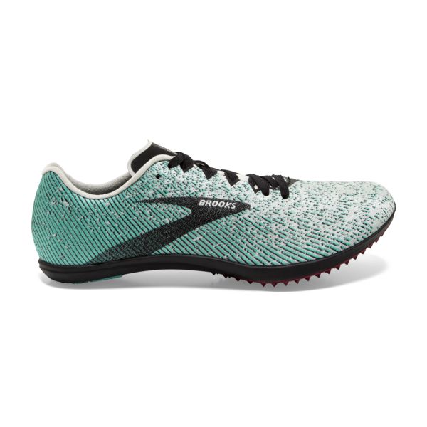 Brooks Mach 19 Spikeless Women\'s Racing Shoes Grey / Black / Green | NZ-563728