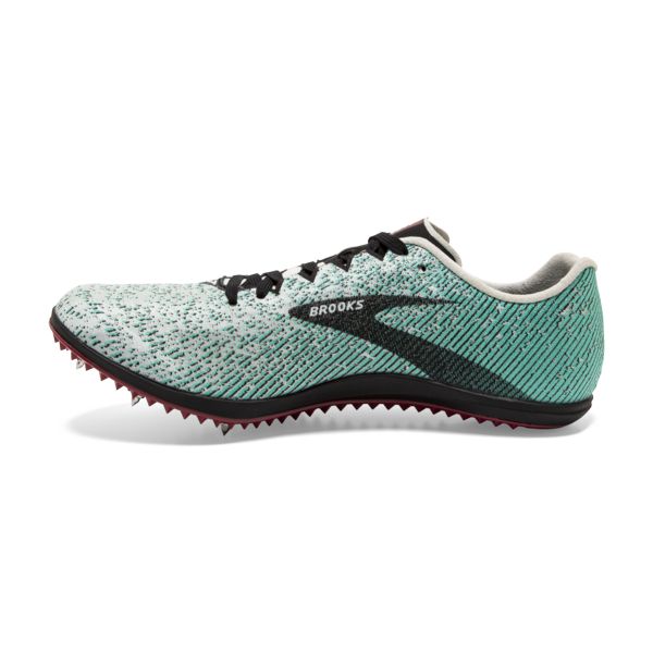 Brooks Mach 19 Women's Racing Shoes Grey / Black / Green | NZ-598764