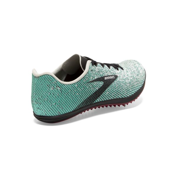 Brooks Mach 19 Women's Racing Shoes Grey / Black / Green | NZ-598764