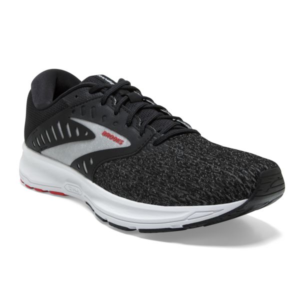 Brooks Range 2 Men's Road Running Shoes Black / White / Red | NZ-201973