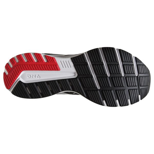 Brooks Range 2 Men's Road Running Shoes Black / White / Red | NZ-201973