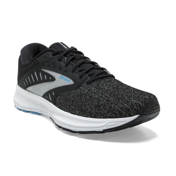 Brooks Range 2 Women's Road Running Shoes Black / White / Blue | NZ-835601