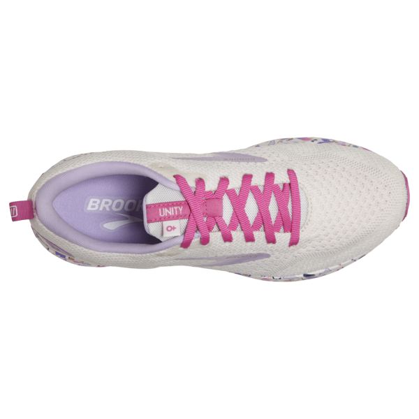 Brooks Revel 4 Women's Road Running Shoes White / Purple / Pink | NZ-276498