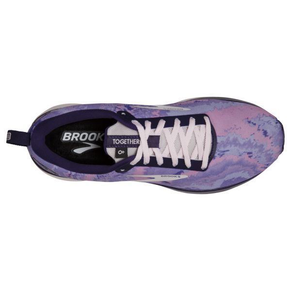 Brooks Revel 4 Women's Road Running Shoes Purple / Silver / Black | NZ-426701