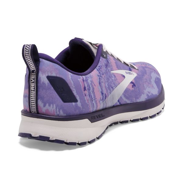 Brooks Revel 4 Women's Road Running Shoes Purple / Silver / Black | NZ-426701