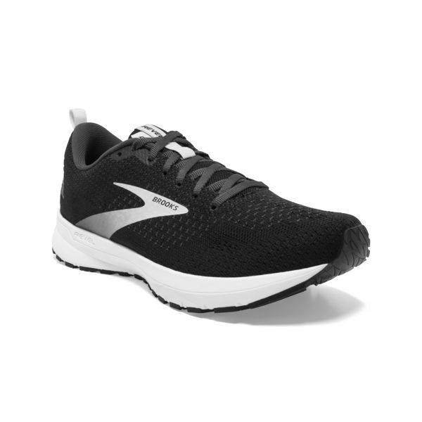 Brooks Revel 4 Women's Road Running Shoes Black / White | NZ-571284