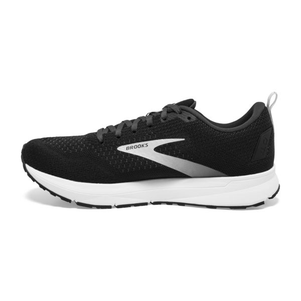 Brooks Revel 4 Women's Road Running Shoes Black / White | NZ-571284