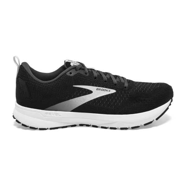 Brooks Revel 4 Women\'s Road Running Shoes Black / White | NZ-571284