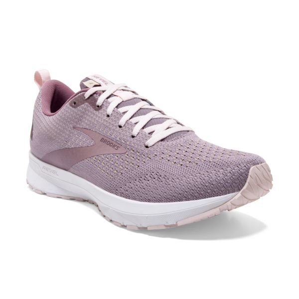 Brooks Revel 4 Women's Road Running Shoes Rose / White | NZ-943201