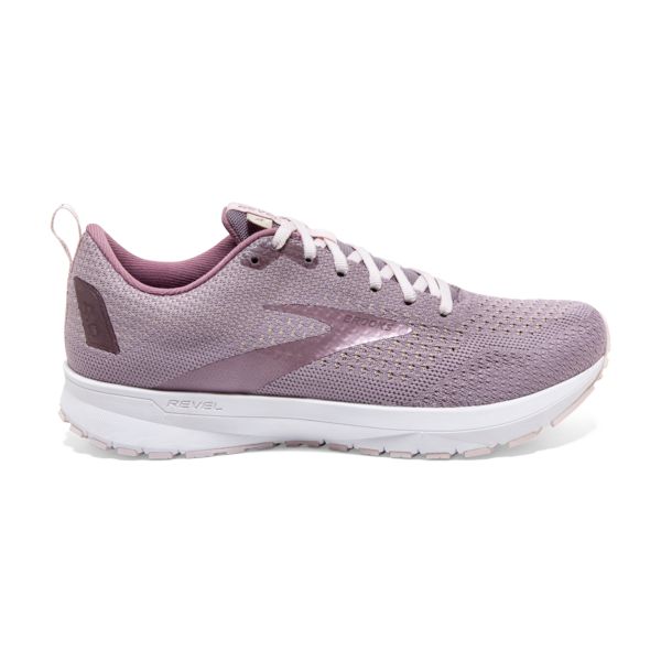 Brooks Revel 4 Women\'s Road Running Shoes Rose / White | NZ-943201