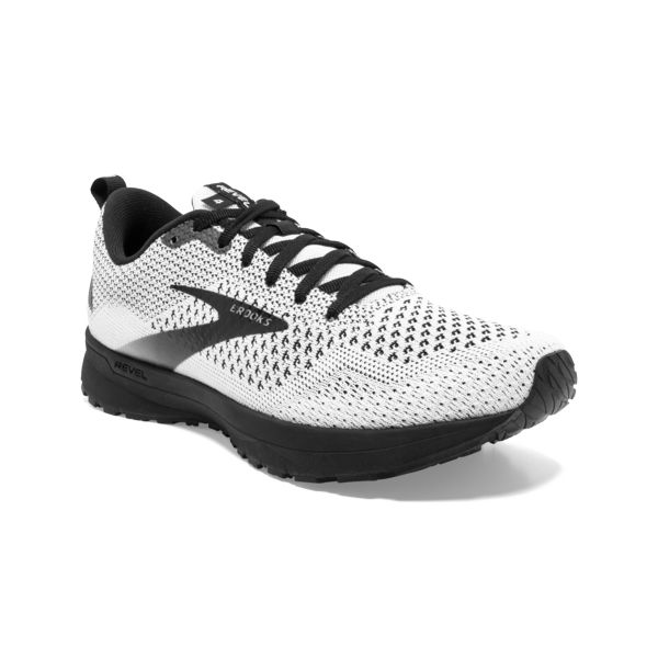 Brooks Revel 4 Women's Road Running Shoes White / Black | NZ-947328