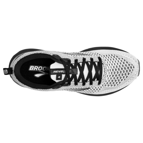 Brooks Revel 4 Women's Road Running Shoes White / Black | NZ-947328