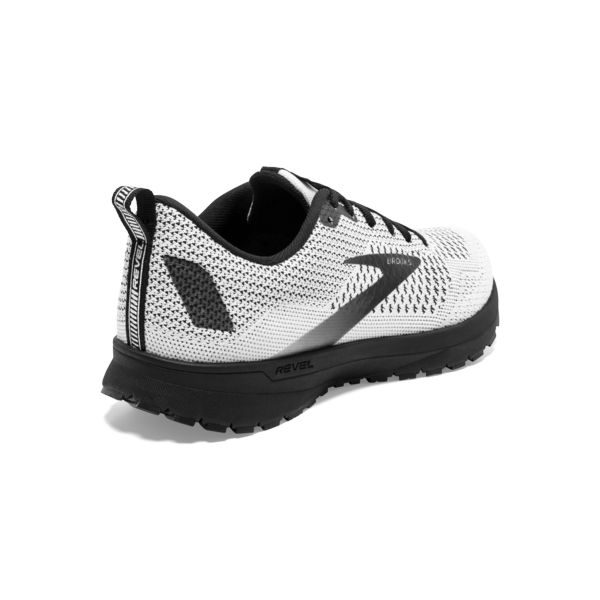 Brooks Revel 4 Women's Road Running Shoes White / Black | NZ-947328