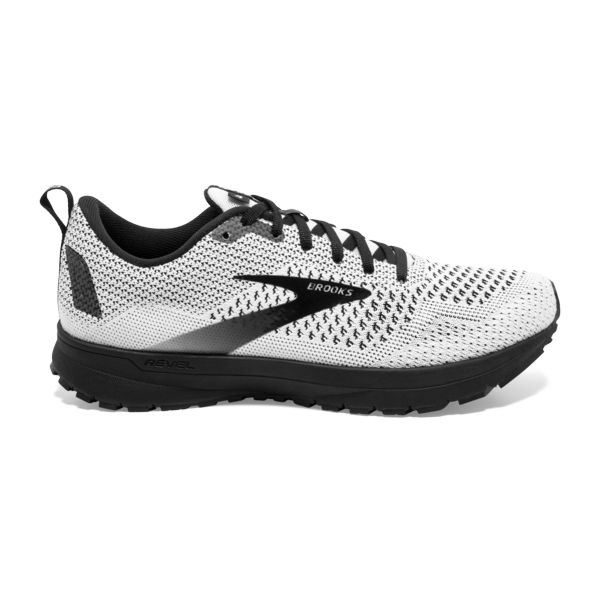 Brooks Revel 4 Women\'s Road Running Shoes White / Black | NZ-947328