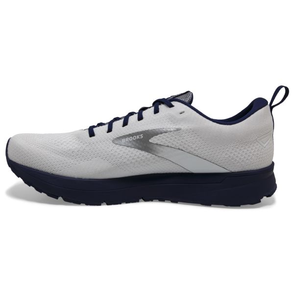 Brooks Revel 5 Men's Road Running Shoes White / Blue | NZ-217096