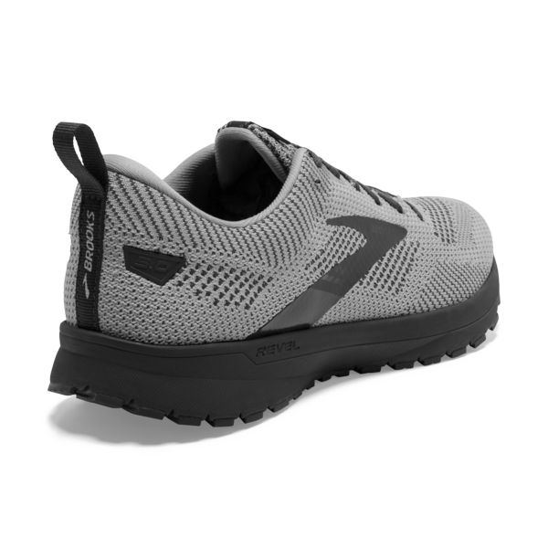 Brooks Revel 5 Men's Road Running Shoes Grey / Black | NZ-318462