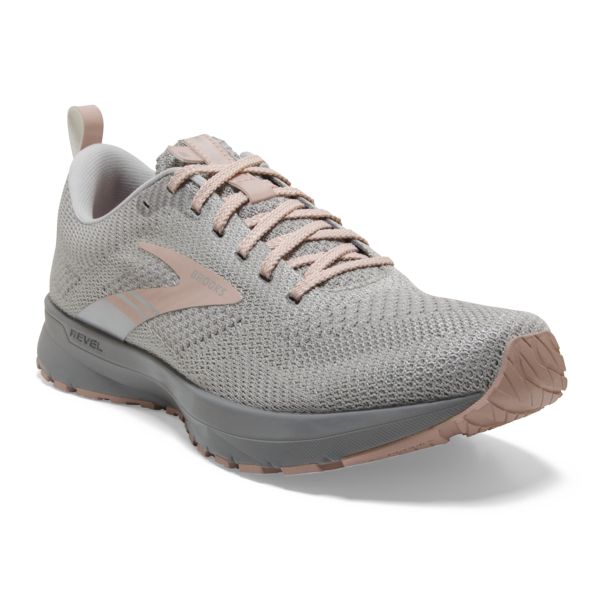 Brooks Revel 5 Women's Road Running Shoes Grey / Rose | NZ-35718