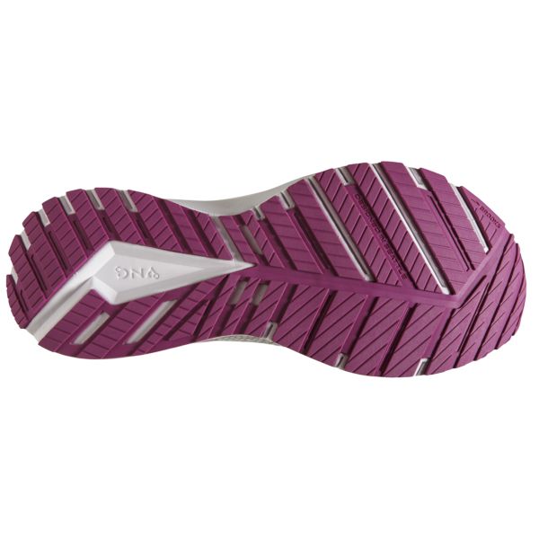 Brooks Revel 5 Women's Road Running Shoes Grey / Purple / White | NZ-506231