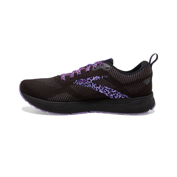 Brooks Revel 5 Women's Road Running Shoes Black / Purple | NZ-561378