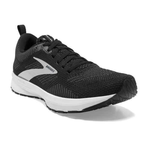 Brooks Revel 5 Women's Road Running Shoes Black / White | NZ-610534