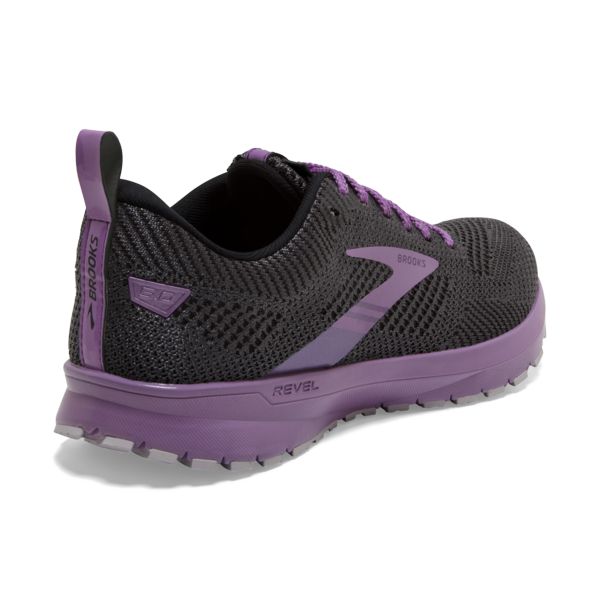 Brooks Revel 5 Women's Road Running Shoes Grey / Purple | NZ-856409