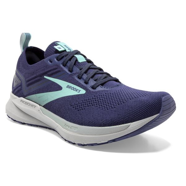 Brooks Ricochet 3 Women's Road Running Shoes Navy / Blue / White | NZ-254160