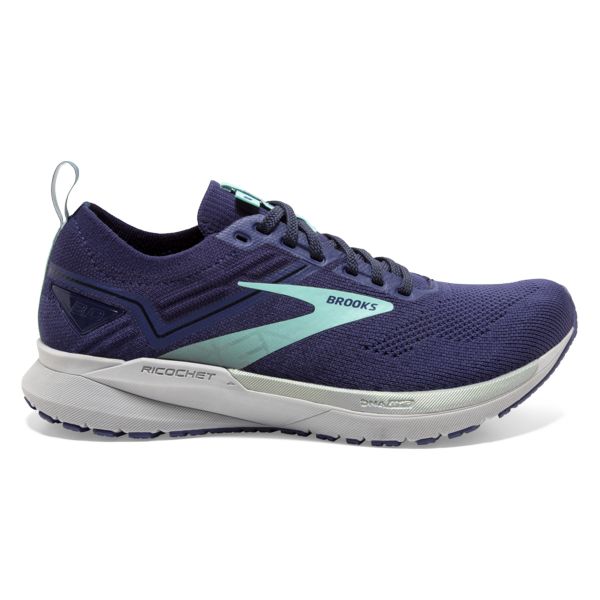 Brooks Ricochet 3 Women\'s Road Running Shoes Navy / Blue / White | NZ-254160