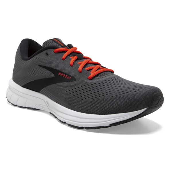 Brooks Signal 3 Men's Road Running Shoes Black / White / Red | NZ-280376