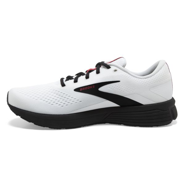 Brooks Signal 3 Men's Road Running Shoes White / Black / Red | NZ-703964