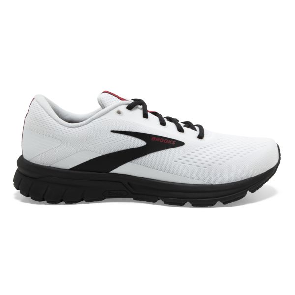 Brooks Signal 3 Men\'s Road Running Shoes White / Black / Red | NZ-703964