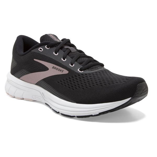 Brooks Signal 3 Women's Road Running Shoes Black / Rose / White | NZ-809763