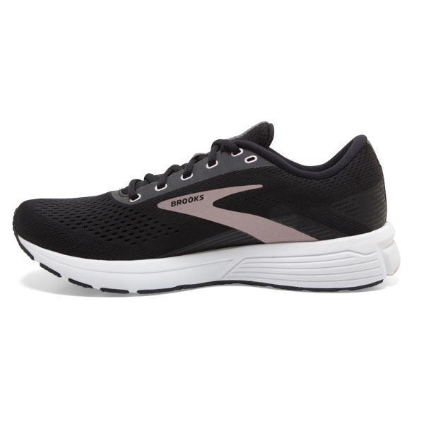 Brooks Signal 3 Women's Road Running Shoes Black / Rose / White | NZ-809763